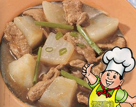 萝卜炖肉的做法