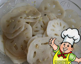 椒油炝藕片的做法