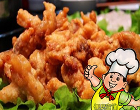 炸麻叶肉的做法