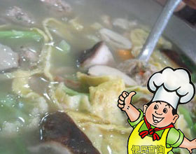 双冬氽肉丸子的做法