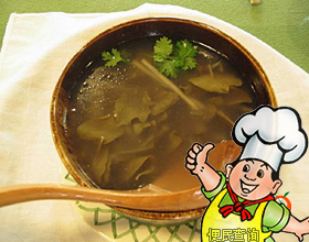 烤鸭酸菜汤的做法