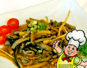 归参鳝丝的做法