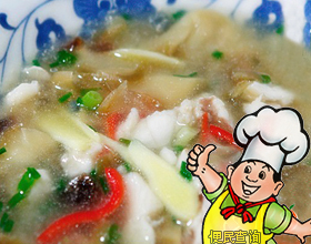 鲜草菇丝瓜鱼片汤的做法