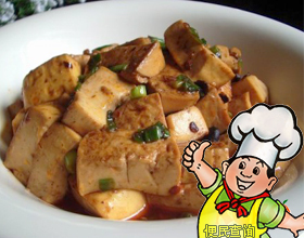 豆豉烧豆腐的做法