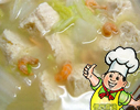 豆腐炖菜心