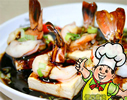 豆腐蒸虾的做法