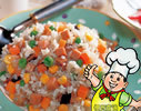 家常炒饭的做法