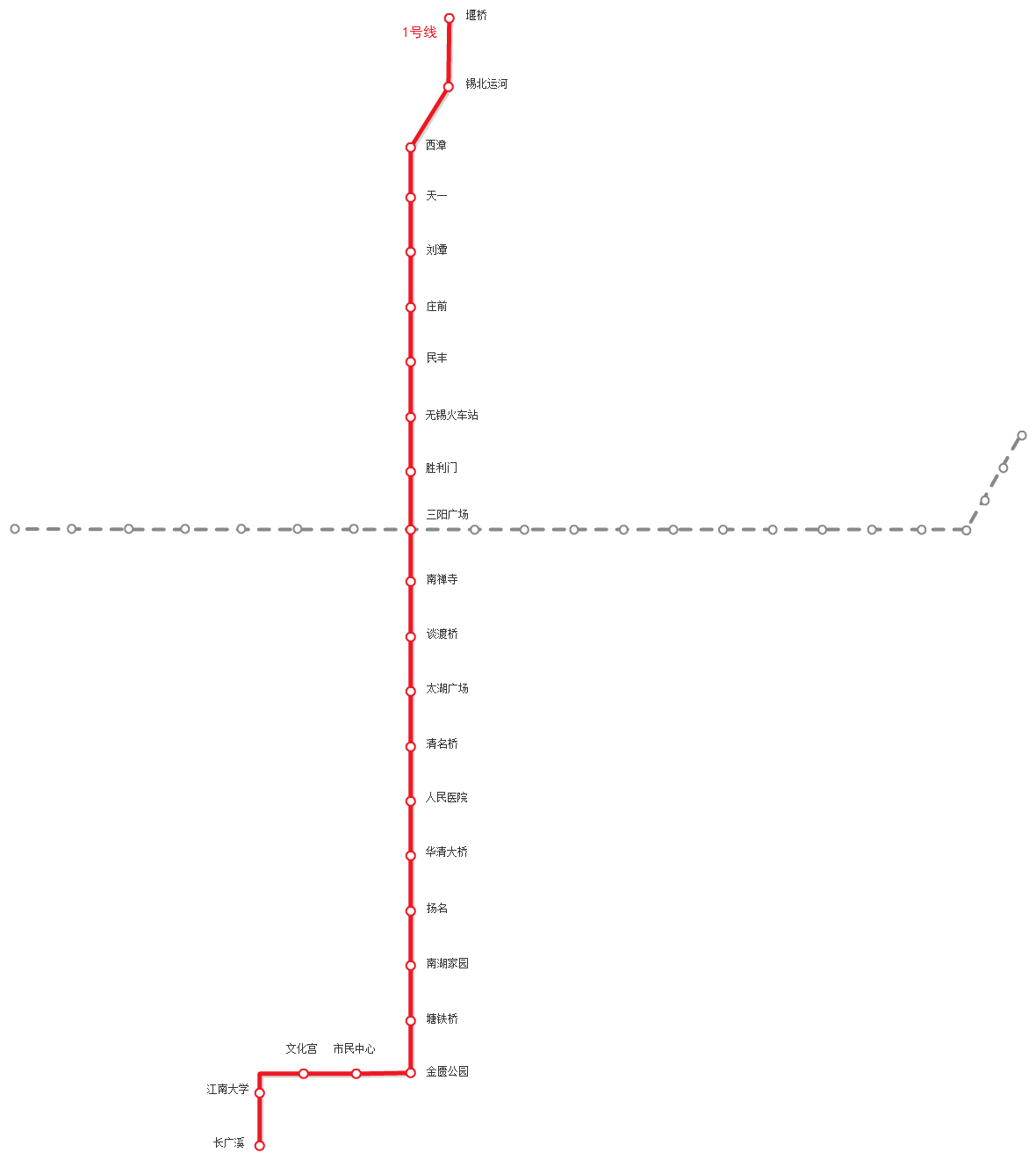 无锡地铁线路图