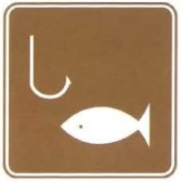 钓鱼标志