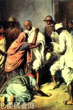 印度国大党被英国当局宣布为非法甘地入狱