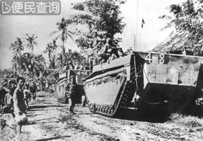 美军在菲律宾巴丹半岛登陆