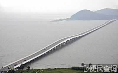 我国内湖第一长桥太湖大桥通车