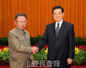 朝鲜劳动党总书记金正日对我国进行非正式访问