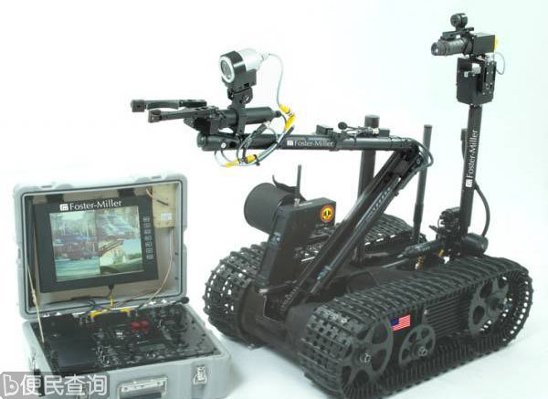 美国陆军的地面武装机器人首次在伊拉克露面