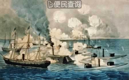 美国南北战争中的莫比尔港海战爆发