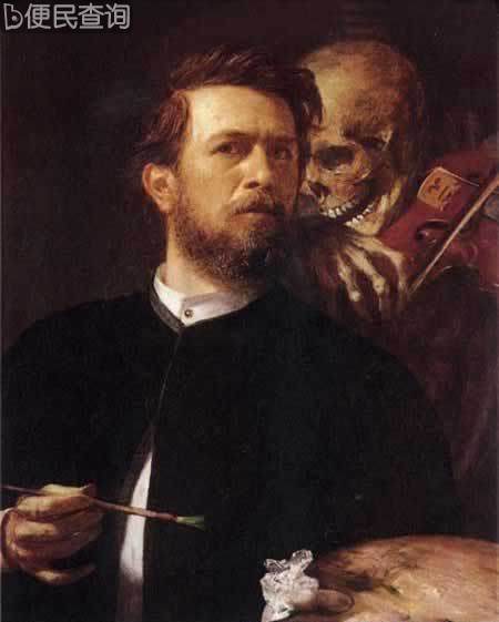 瑞士象征主义画家阿诺德•勃克林逝世